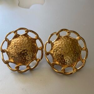 Vintage gold earrings
